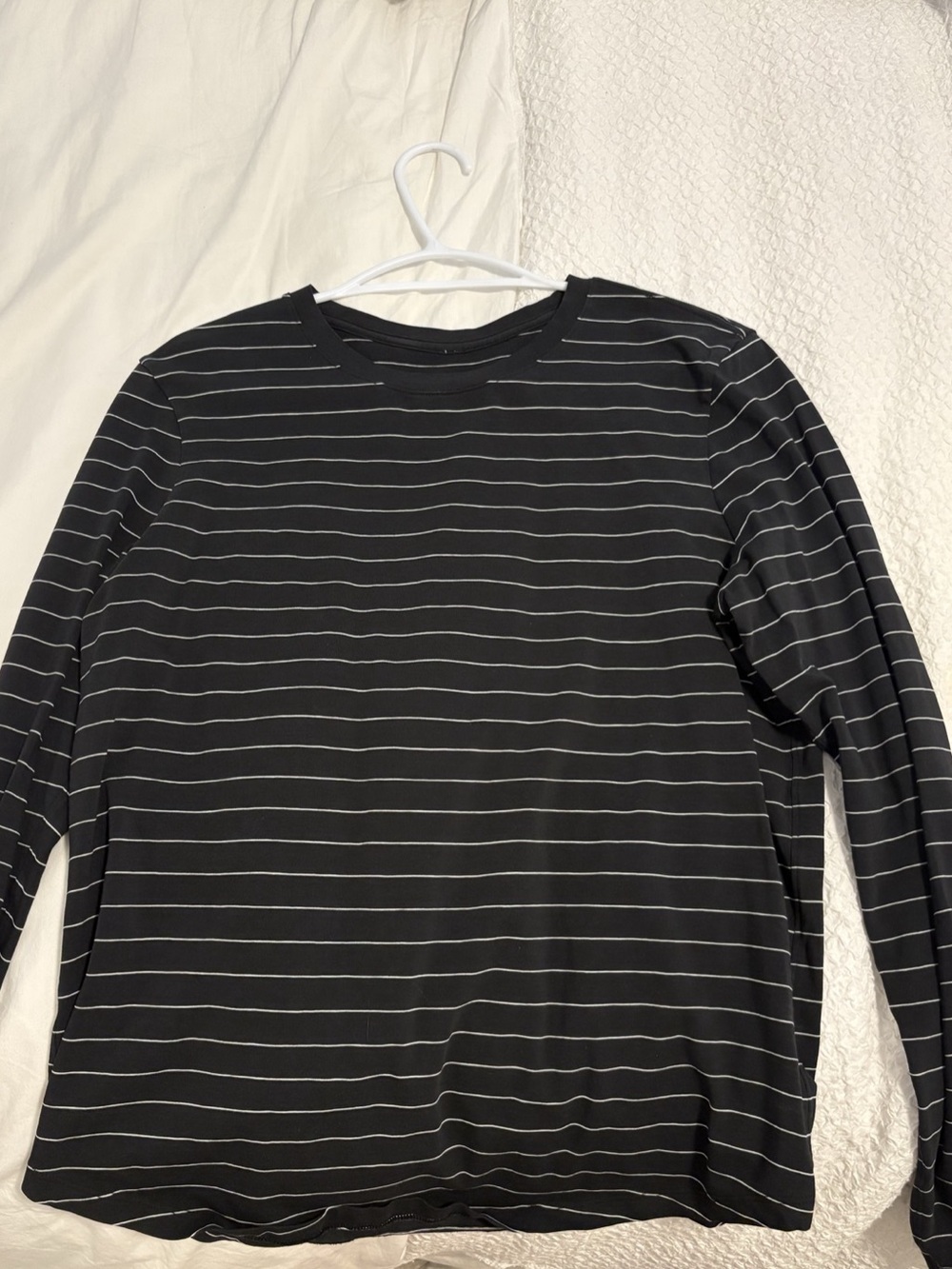 lululemon Love Long Sleeve Top in Black & White